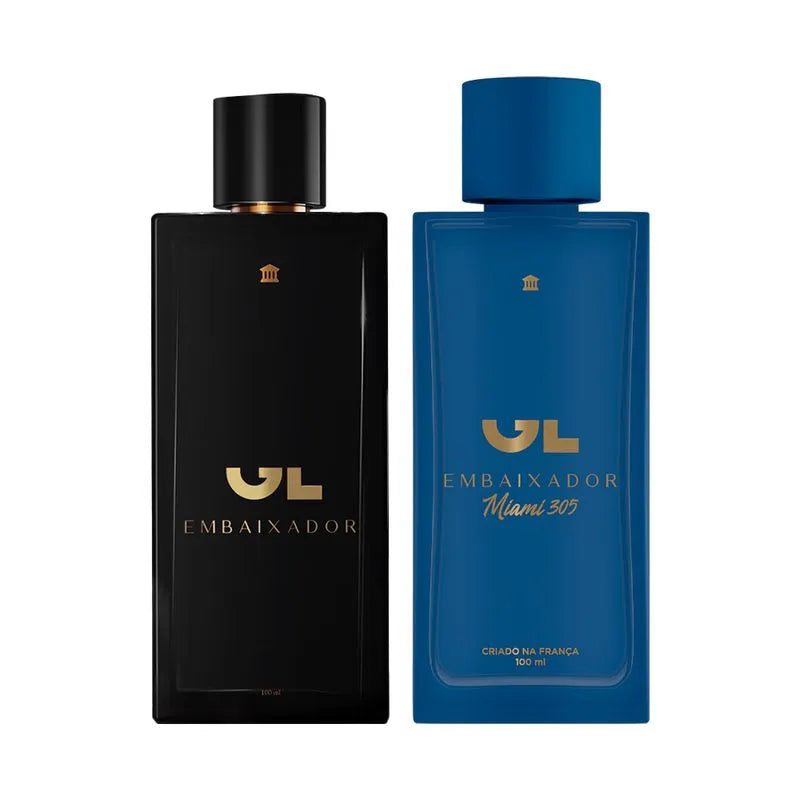 Perfume Miami 305 100ml + Perfume GL Embaixador 100ml