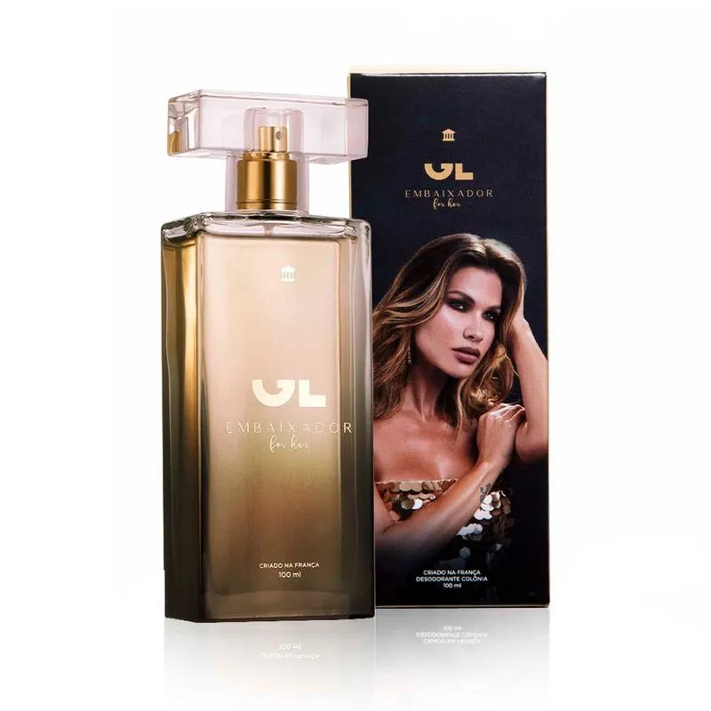 Perfume For Her 100 ml + Creme Acetinado Hidratante 150g