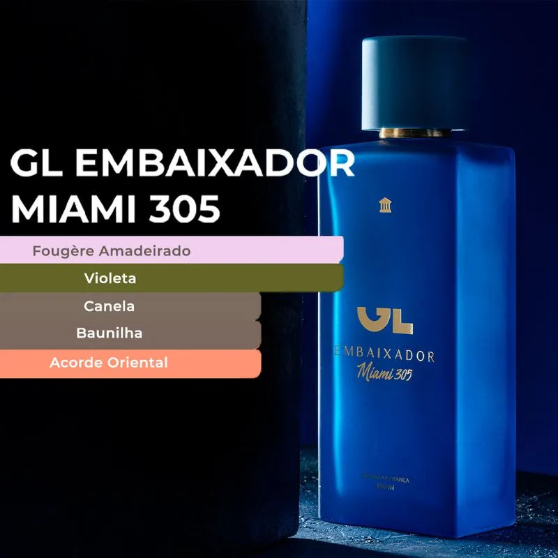 Perfume GL Embaixador Miami 305 100ml