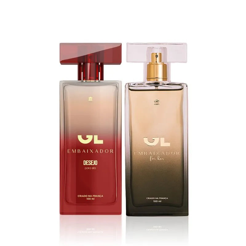 Perfume Desejo Para Ela 100ml + Perfume For Her 100 ml