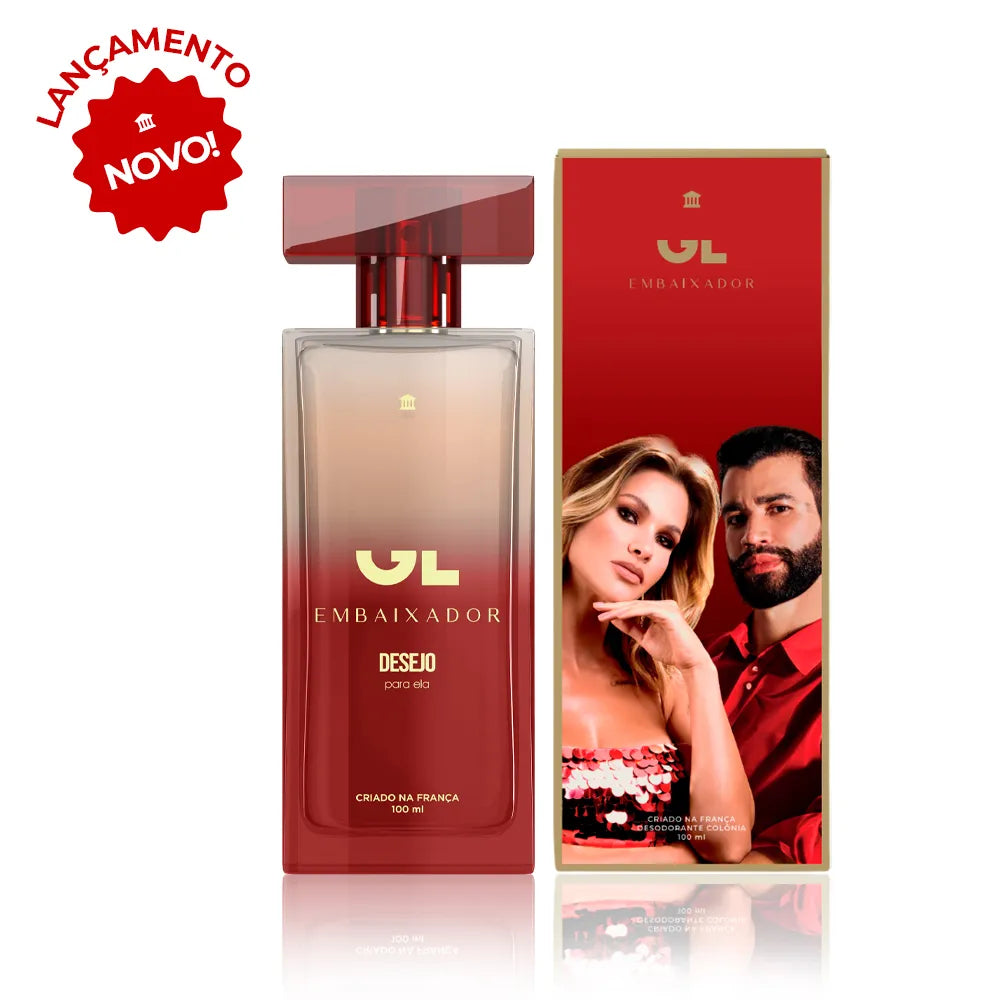 Perfume GL Embaixador Desejo Para Ela 100ml