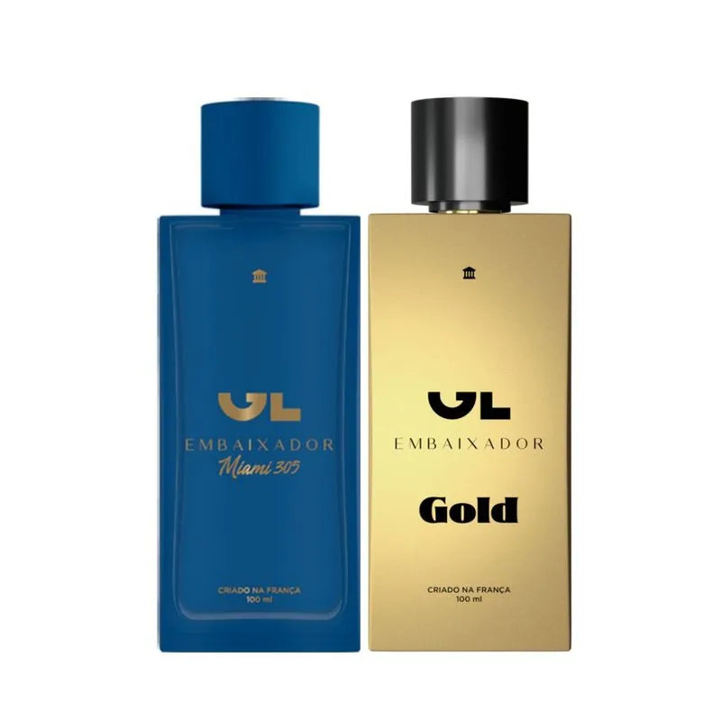 Perfume Gold 100ml + Perfume Miami 305 100ml