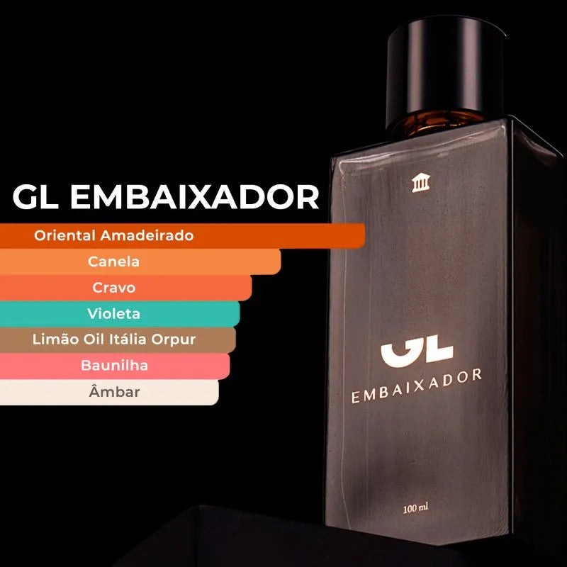 Perfume Gold 100ml + Perfume GL Embaixador 100ml